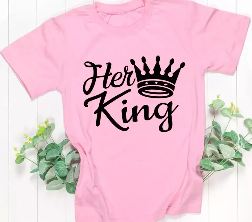 His Queen & Her King Couple Tee