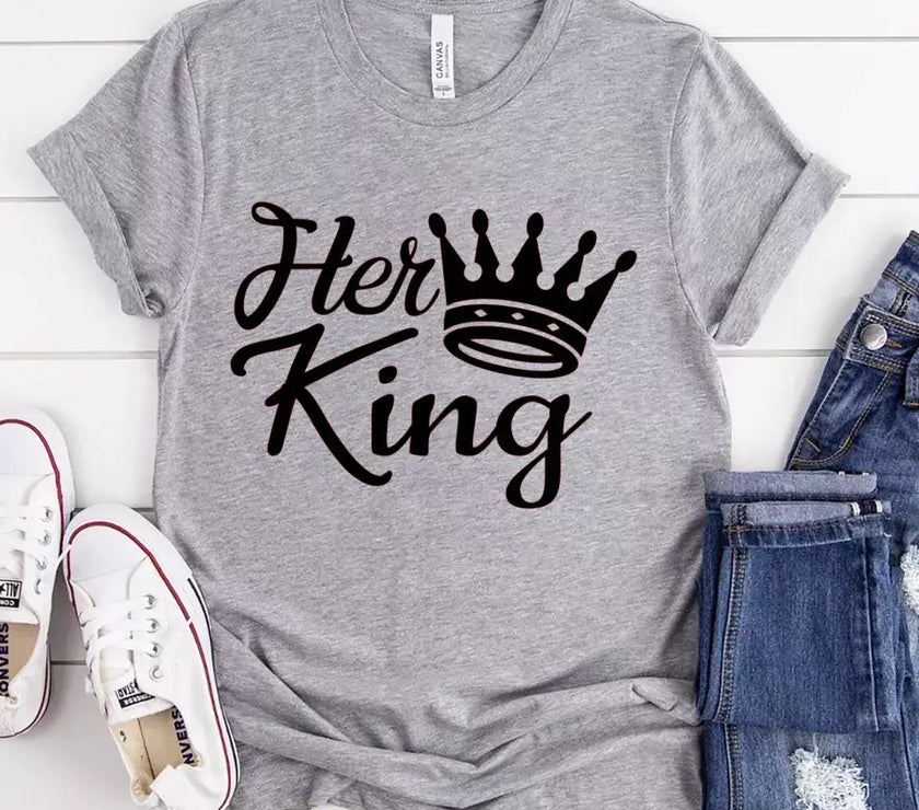 His Queen & Her King Couple Tee