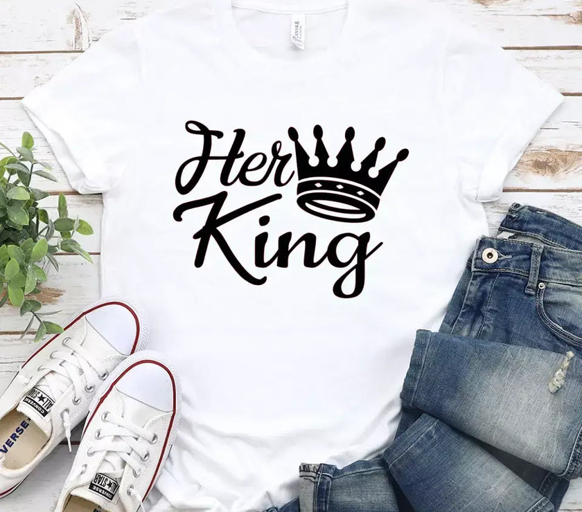 His Queen & Her King Couple Tee