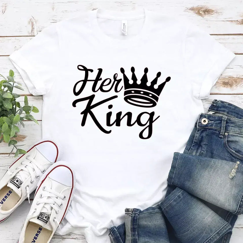 His Queen & Her King Couple Tee