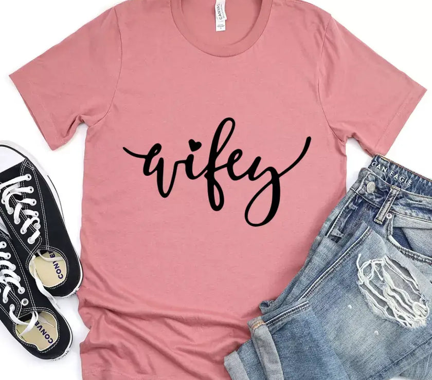 Hubby & Wifey Couple Tee