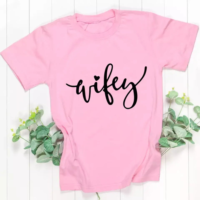 Hubby & Wifey Couple Tee