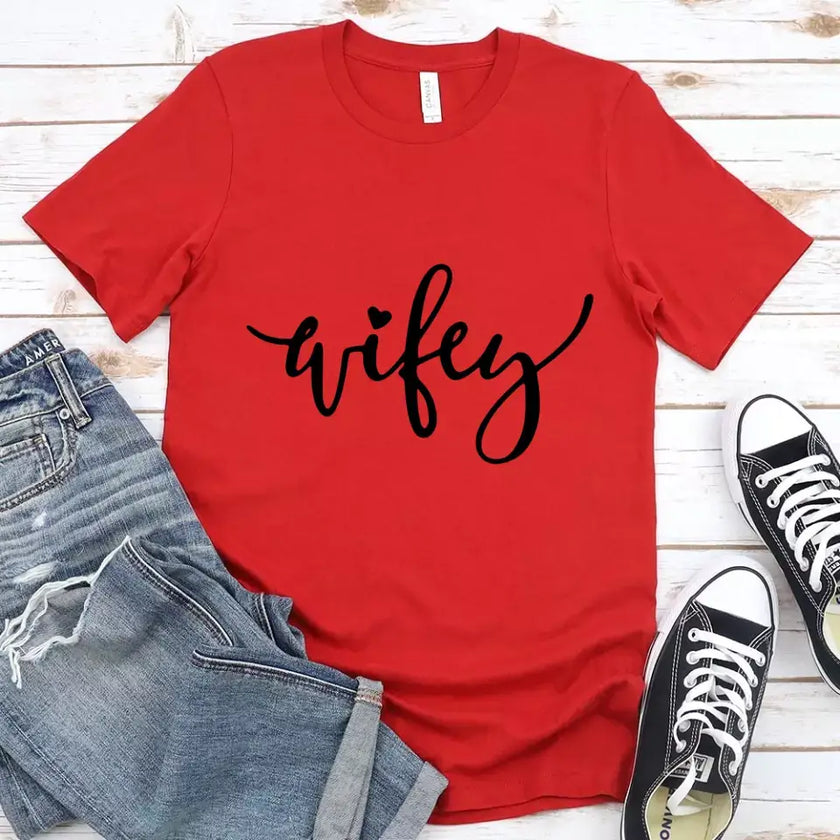 Hubby & Wifey Couple Tee