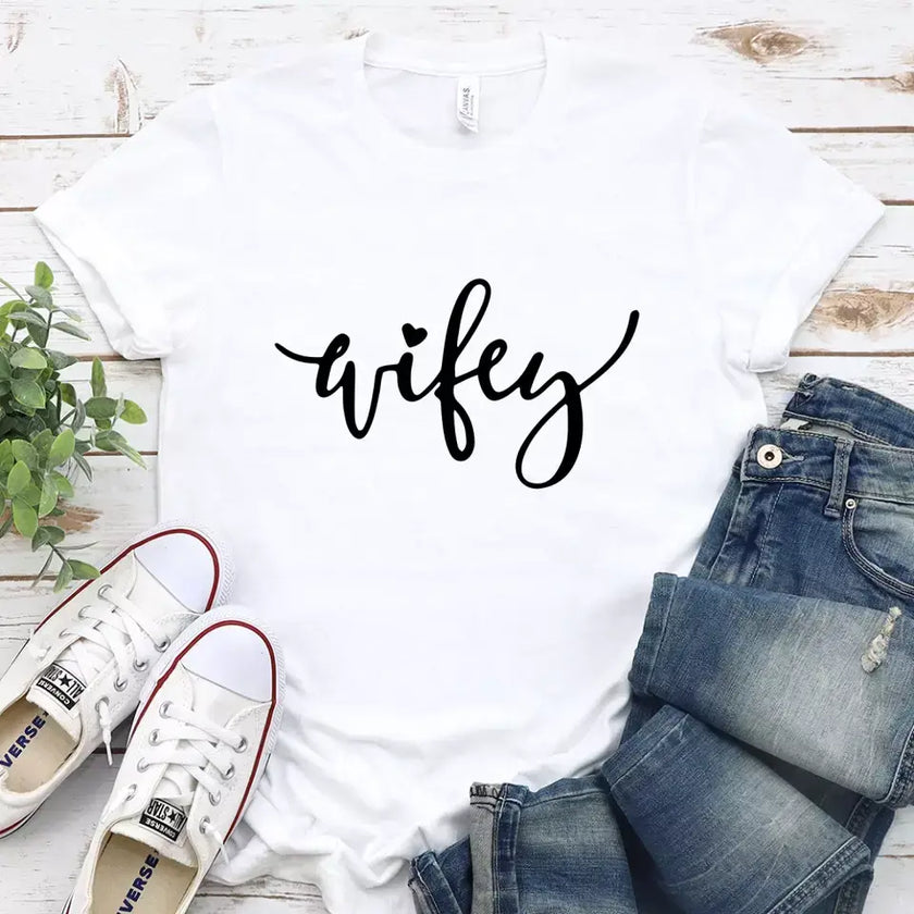 Hubby & Wifey Couple Tee