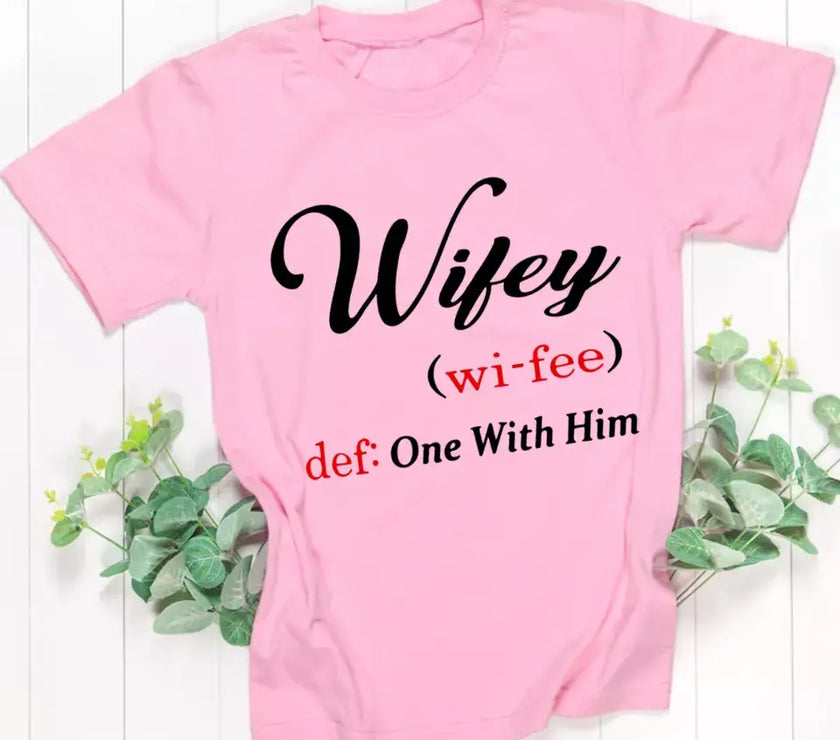 Hubby & Wifey Definition Couple Tee