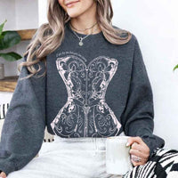 May include I Am The Tea That You Are Having sweatshirt with BookTok inspired graphic and cozy unisex crewneck fit