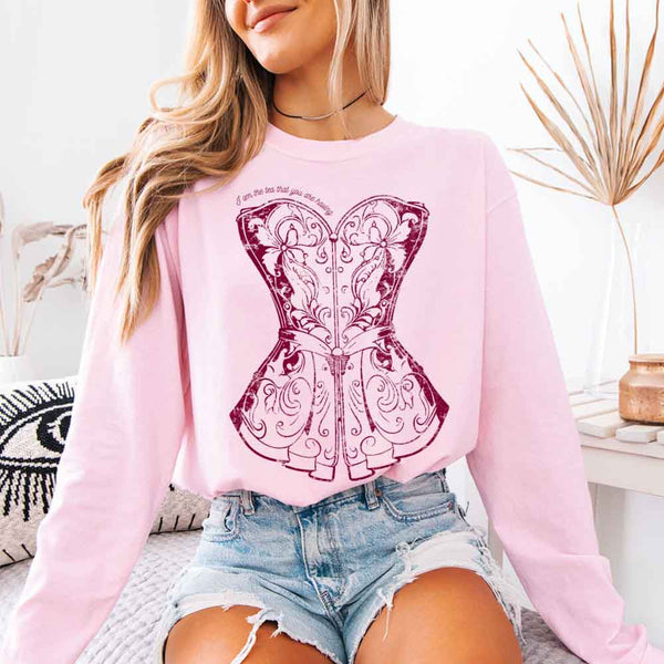 I Am the Tea That You Are Having Comfort Colors Long Sleeve – Regency BookTok Shirt