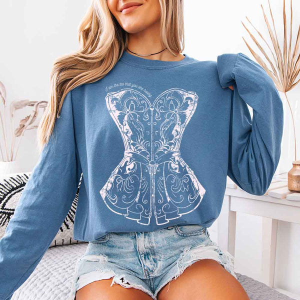 I Am the Tea That You Are Having Comfort Colors Long Sleeve – Regency BookTok Shirt