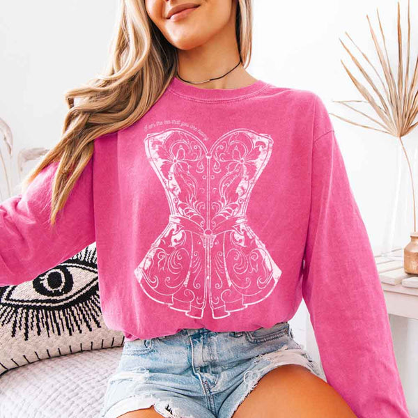 I Am the Tea That You Are Having Comfort Colors Long Sleeve – Regency BookTok Shirt