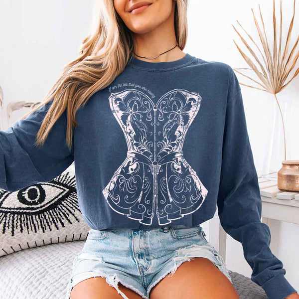 I Am the Tea That You Are Having Comfort Colors Long Sleeve – Regency BookTok Shirt