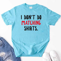 No hago camisetas a juego para parejas