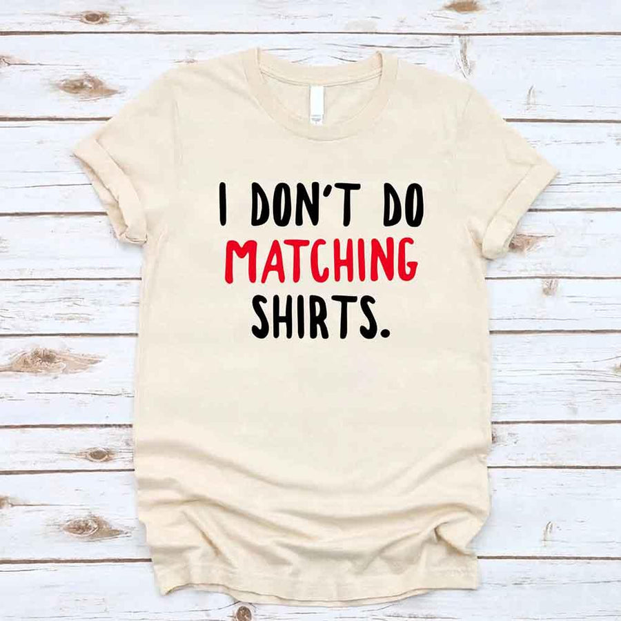 No hago camisetas a juego para parejas