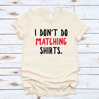 No hago camisetas a juego para parejas