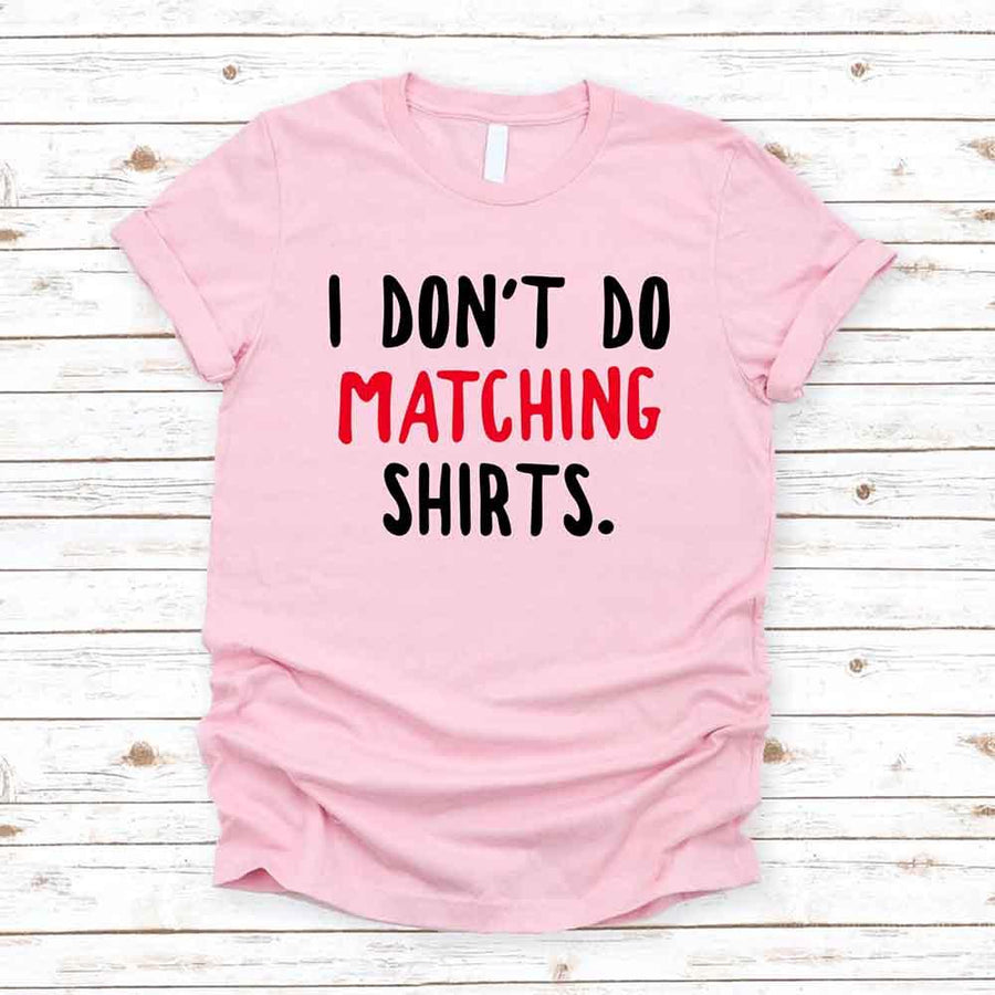 No hago camisetas a juego para parejas