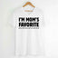 May include a V-neck shirt displaying a bold humorous message claiming to be Mom’s favorite.