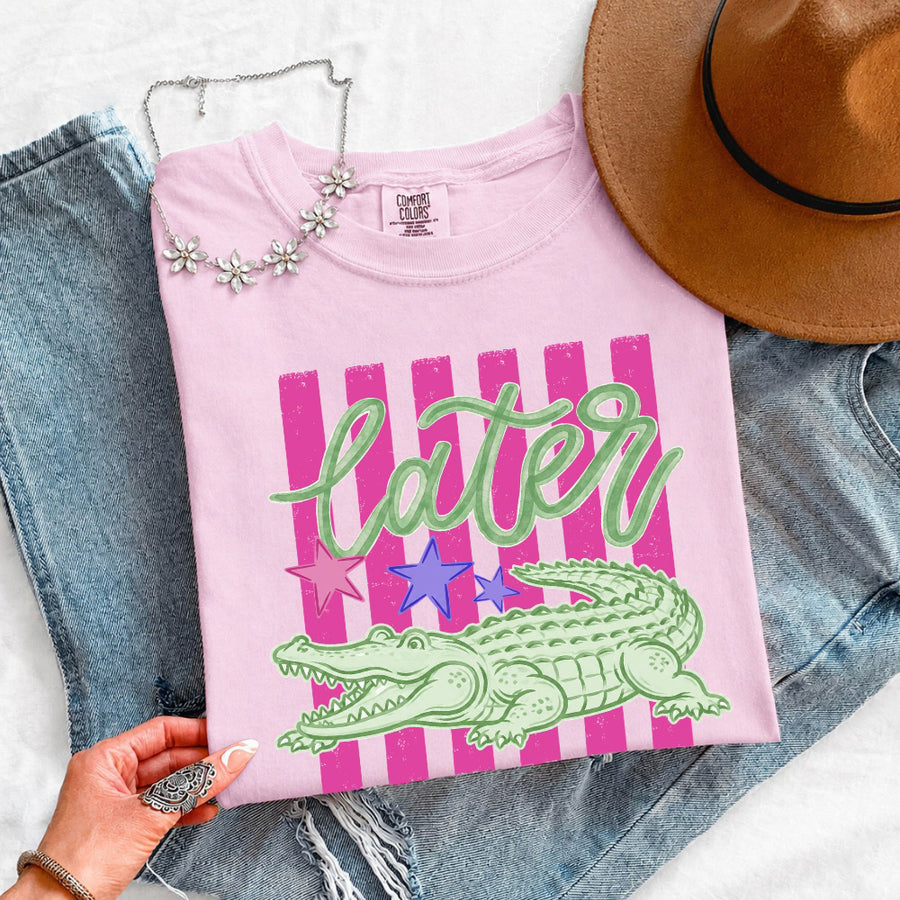 Later Alligator Comfort Colors Tee