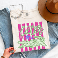 Later Alligator Comfort Colors Tee