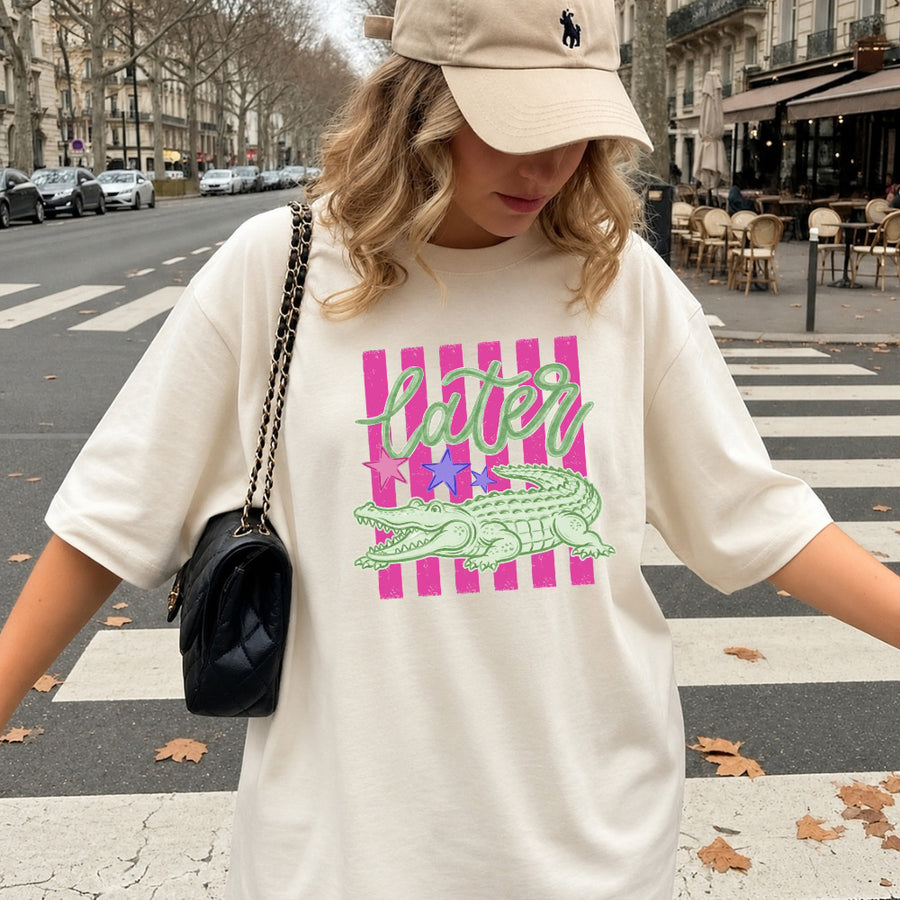 Later Alligator Comfort Colors Tee
