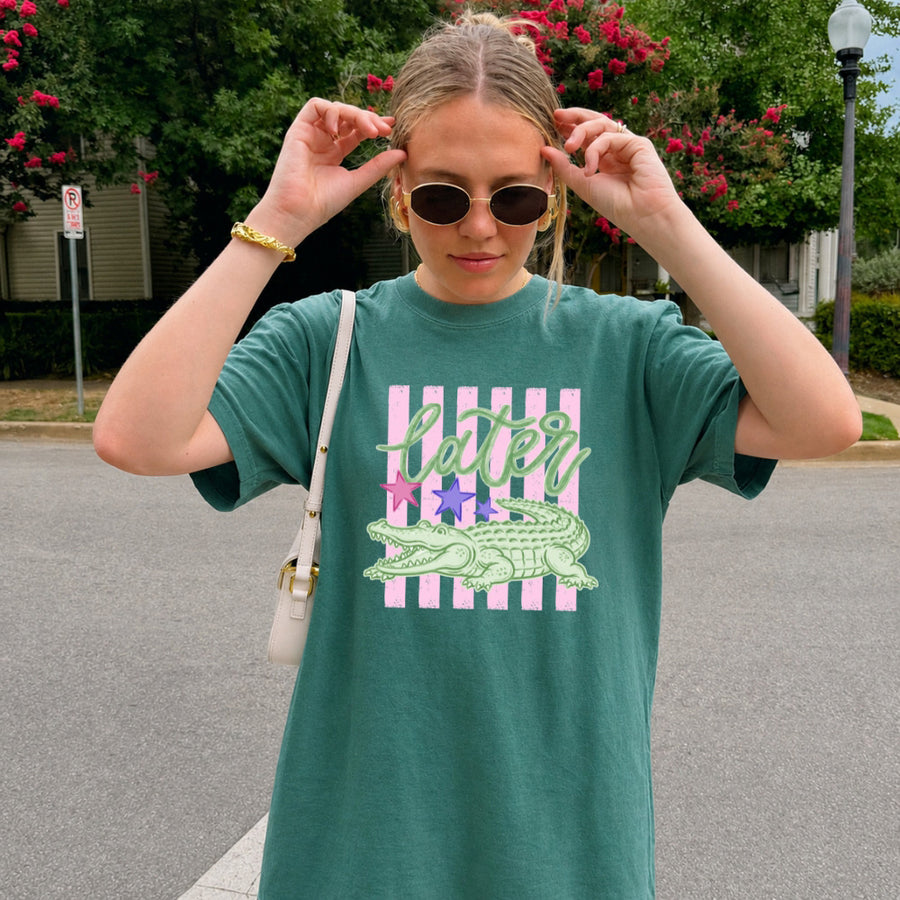 Later Alligator Comfort Colors Tee