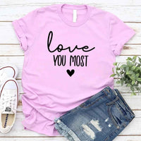 Camiseta para adultos "Te amo más"