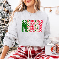 Merry Crewneck Christmas Sweatshirt