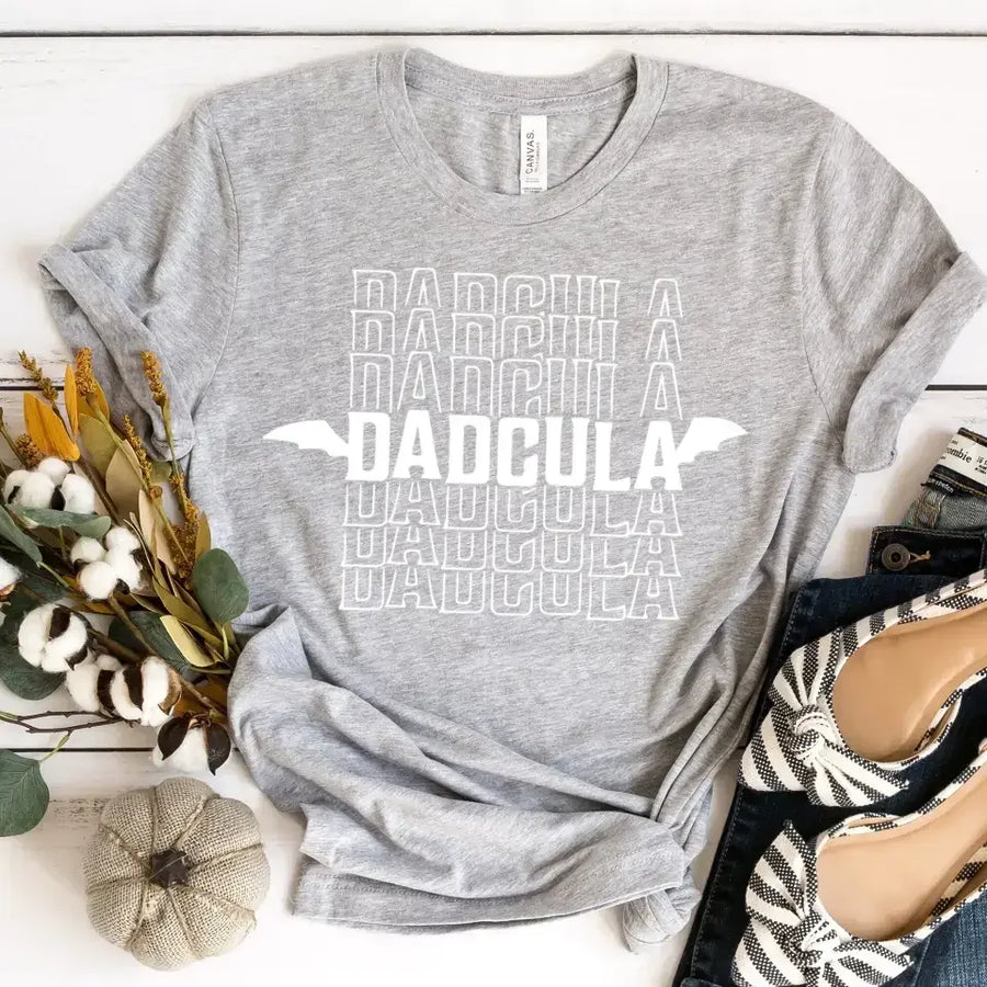 Momster and Dadcula Halloween Couples Tees