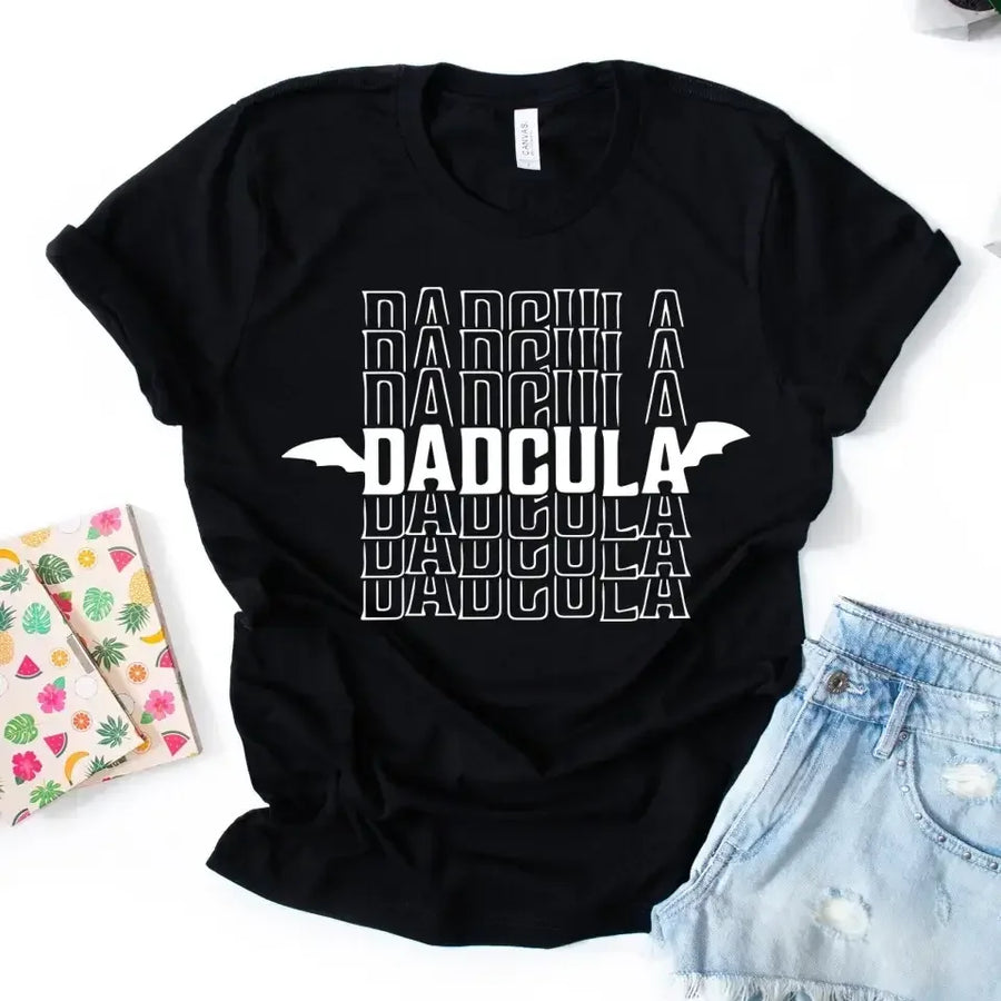 Momster and Dadcula Halloween Couples Tees