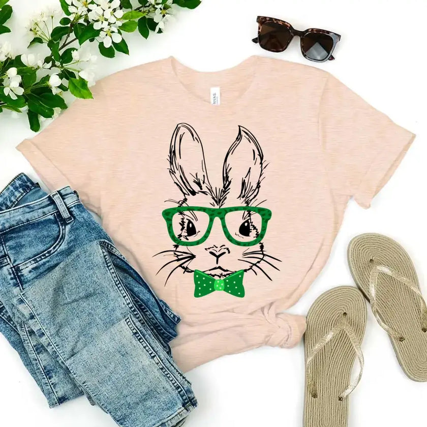 Mr. And Mrs. Bunny Couple Tee