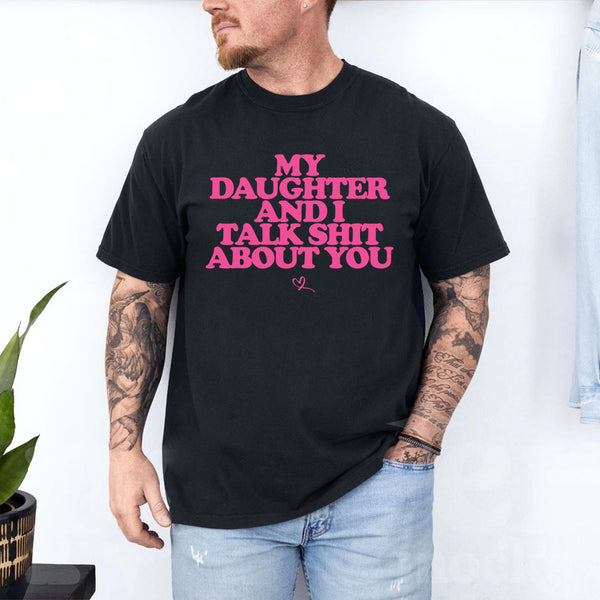 Casual Statement T-Shirt Collection for Moms, Dads & Daughters – Funny Everyday Graphic Tops in Black & Pink