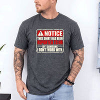 May include a Notice This Shirt Has Been Reported to HR Funny T-Shirt featuring a humorous workplace statement, ideal for office workers, coworkers, and fans of sarcastic office humor.