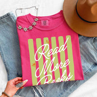 Read More Books Comfort Colors Shirt - Book Lover Tee