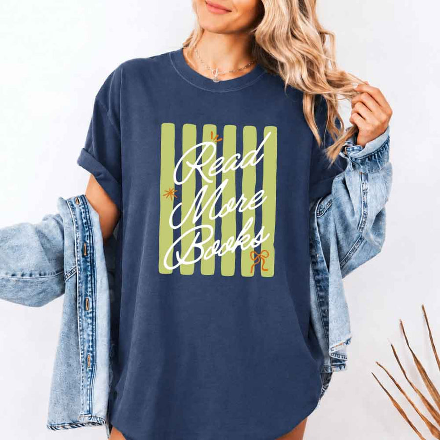 Read More Books Comfort Colors Shirt - Book Lover Tee