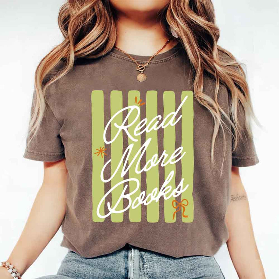 Read More Books Comfort Colors Shirt - Book Lover Tee