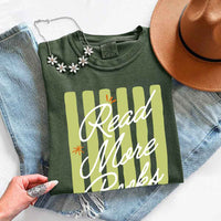 Read More Books Comfort Colors Shirt - Book Lover Tee