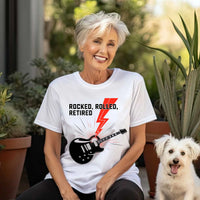 rocked-rolled-retired-t-shirt-funny-retirement-gift-tee-for-music-lovers-rock-fans-1 whitetshirt