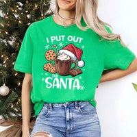Santa - I put out for Santa Matching Christmas Couple Shirts