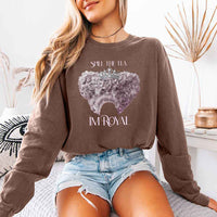 Spill The Tea I'm Royal Comfort Colors Long Sleeve – Regency BookTok