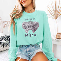 Spill The Tea I'm Royal Comfort Colors Long Sleeve – Regency BookTok