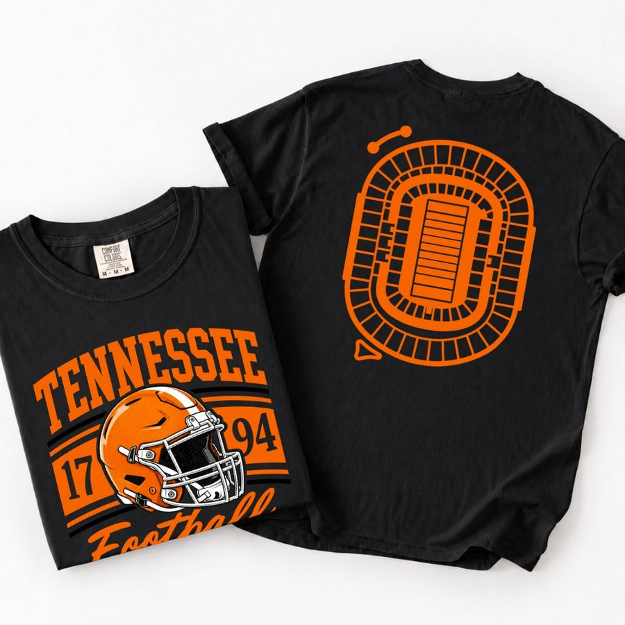May include a Stadium Football Comfort Colors Game Day T-Shirt featuring a football-inspired design on a casual short-sleeve tee.