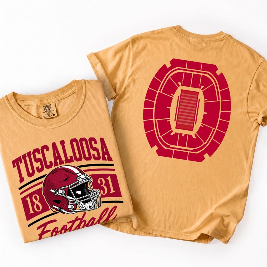 May include a Stadium Football Comfort Colors Game Day T-Shirt featuring a football-inspired design on a casual short-sleeve tee.