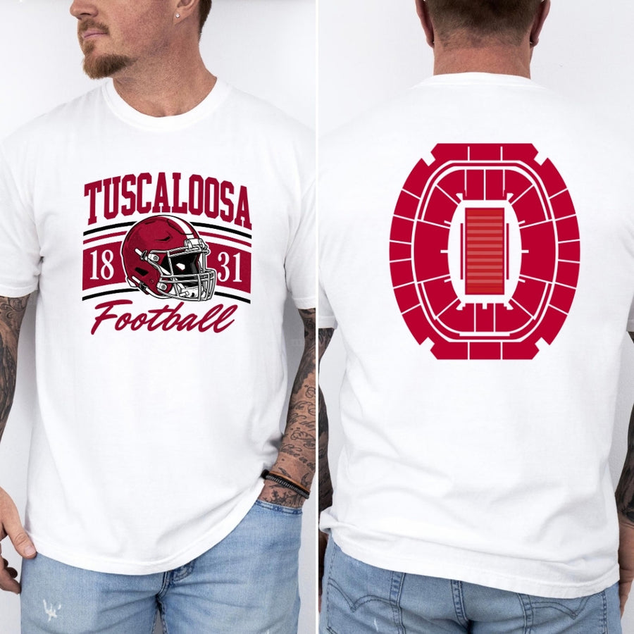 May include a Stadium Football Comfort Colors Game Day T-Shirt featuring a football-inspired design on a casual short-sleeve tee.