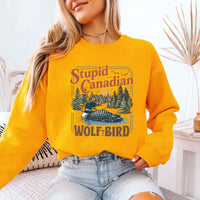 Stupid Canadian Wolf Bird Sweatshirt – BookTok Reader