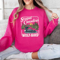 Stupid Canadian Wolf Bird Sweatshirt – BookTok Reader