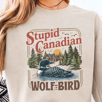 Stupid Canadian Wolf Bird Sweatshirt – BookTok Reader