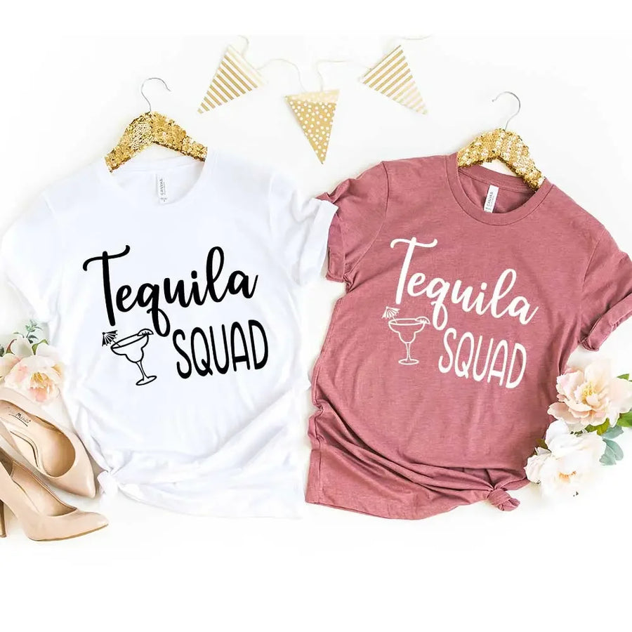 🍸 Tequila Squad Best Friends T-Shirt