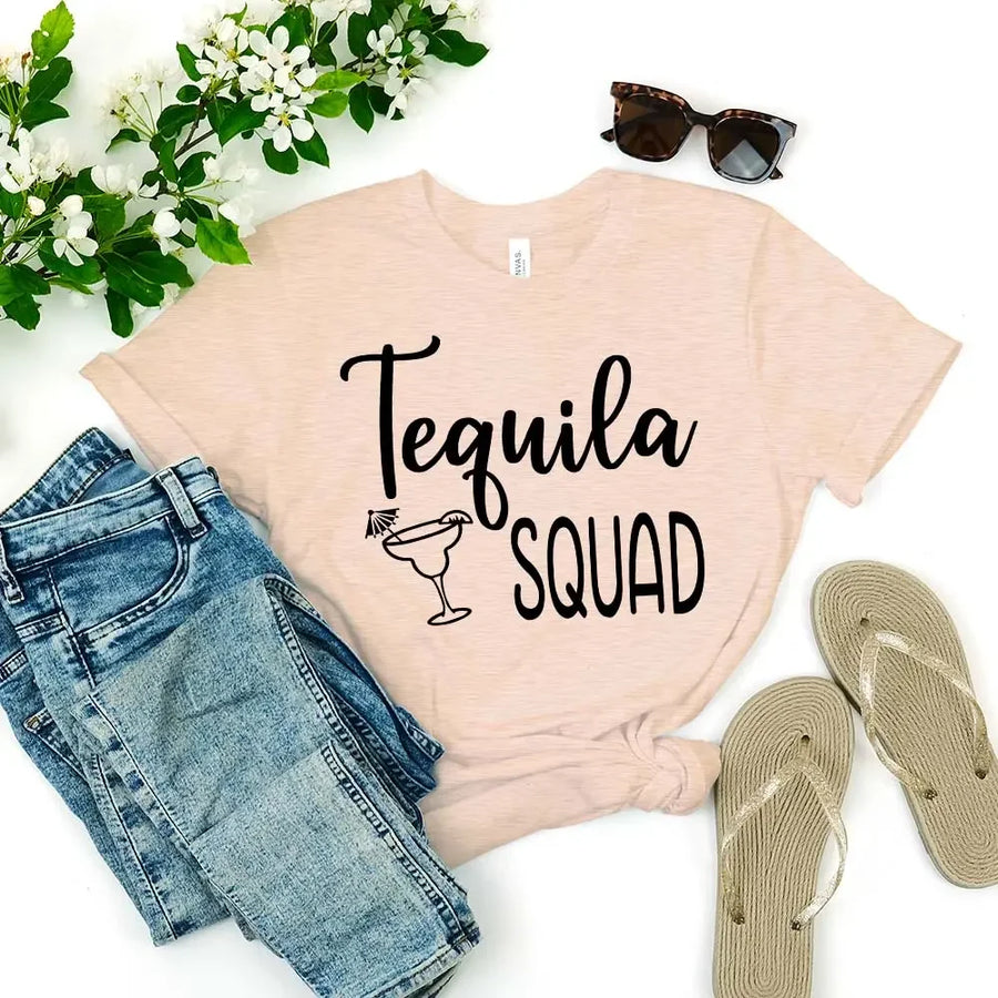 🍸 Tequila Squad Best Friends T-Shirt