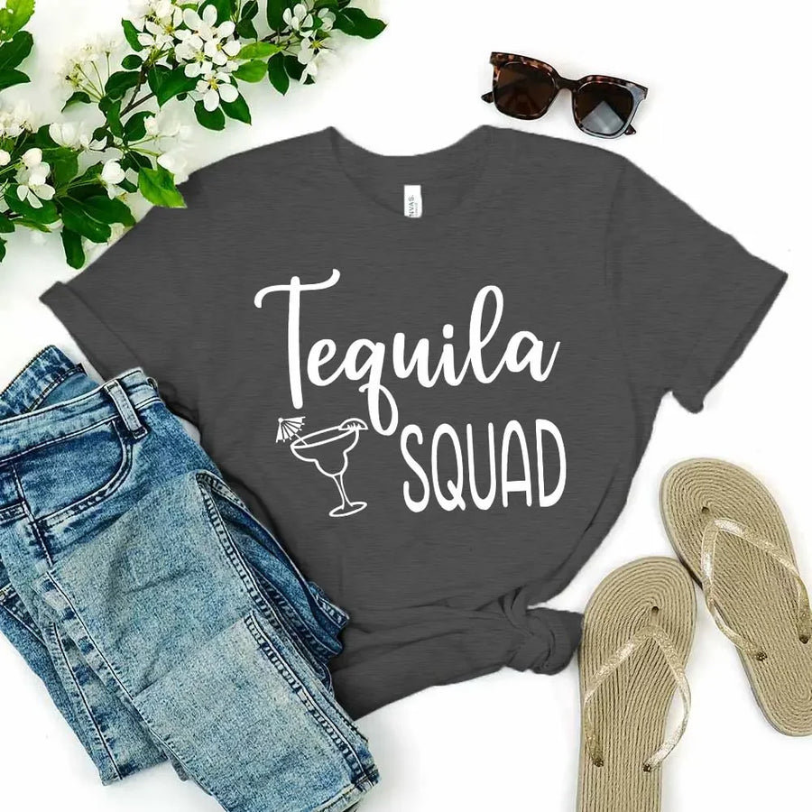 🍸 Tequila Squad Best Friends T-Shirt