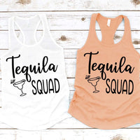 Tequila Squad Ladies Matching Tank Tops