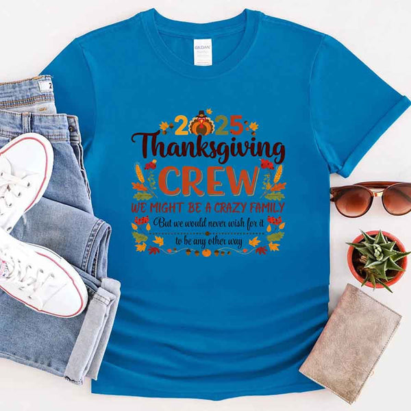 Thanksgiving Family Matching Funny Shirts – Fall Holiday Adult Tees