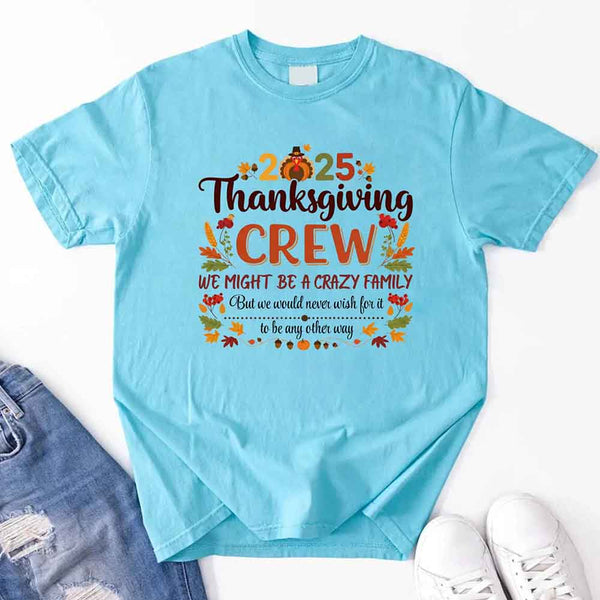 Thanksgiving Family Matching Funny Shirts – Fall Holiday Adult Tees